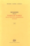 FAMIGLIE NOBILI DELLE PROVINCE MERIDIONALI D`ITALIA